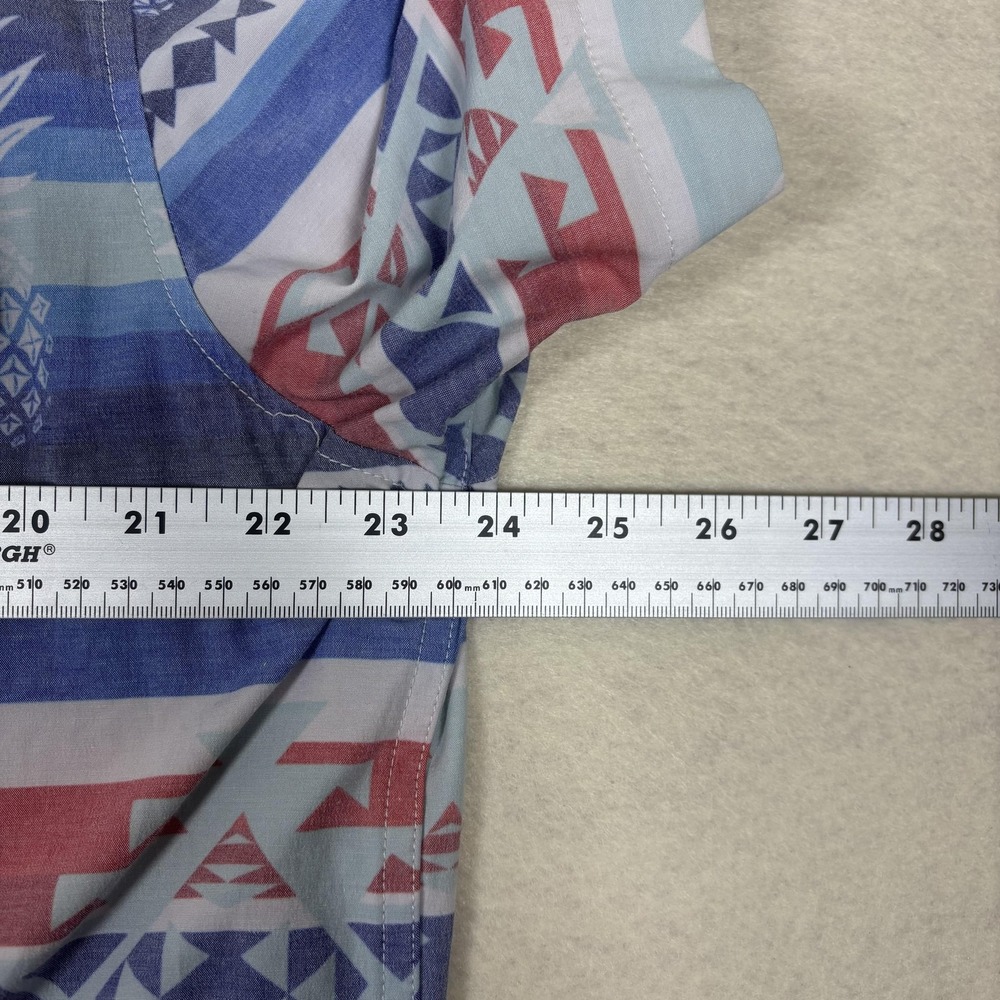 Chubbies Shirt Mens XL Multicolor Aztec Pineapple Button Up Short Sleeve Summer - Picture 7 of 9